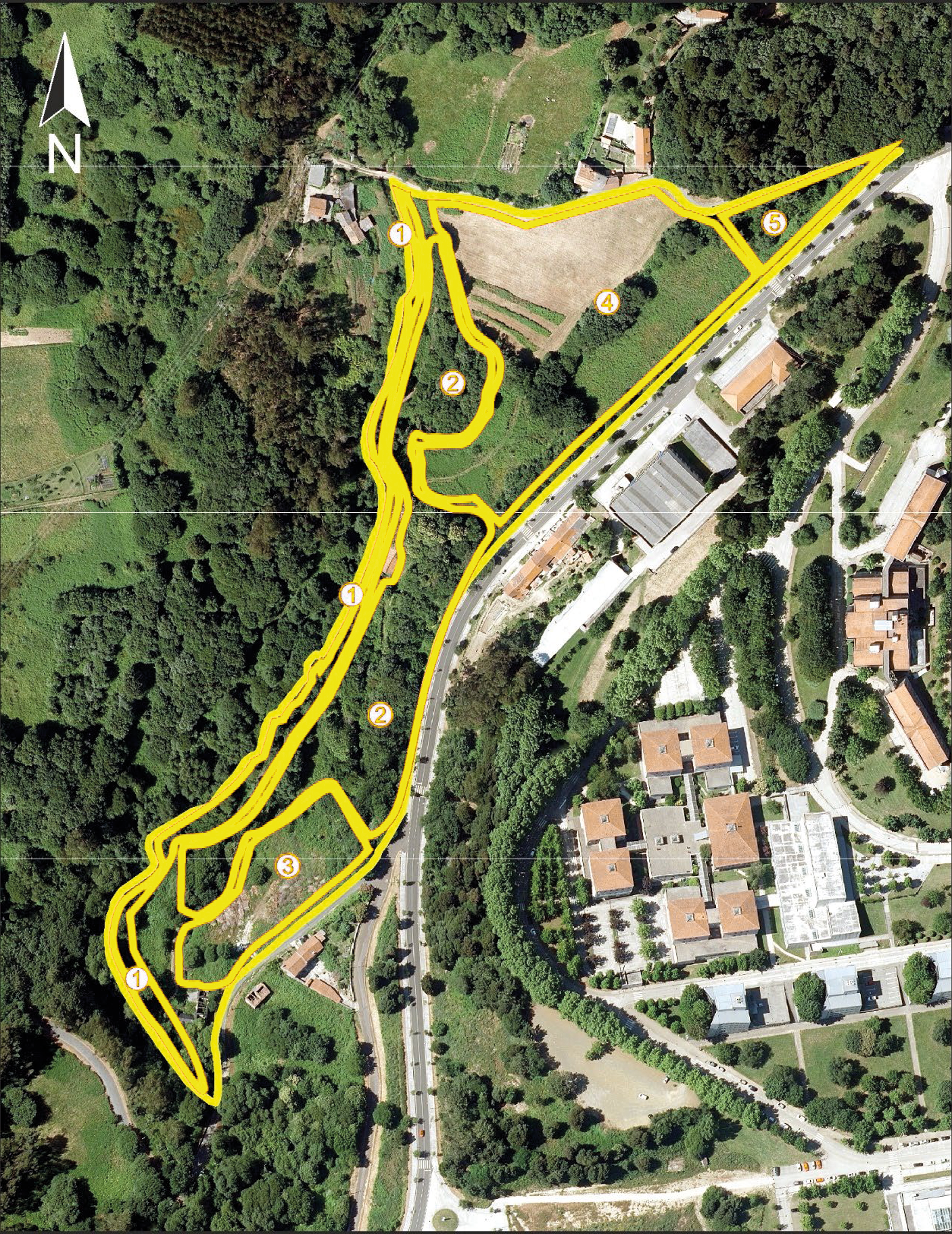 Área de investimento do Xardín Botánico